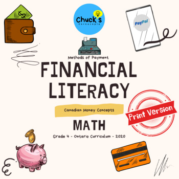 Preview of Math - Financial Literacy - Money Concepts - Methods of Payment - Print Version