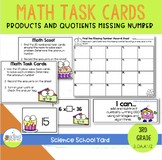 Math Find The Missing Number Task Cards for Third Grade