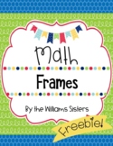 Math Five, Ten, and Double Ten Frames for Kindergarten