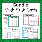 Math Flash Cards Bundle
