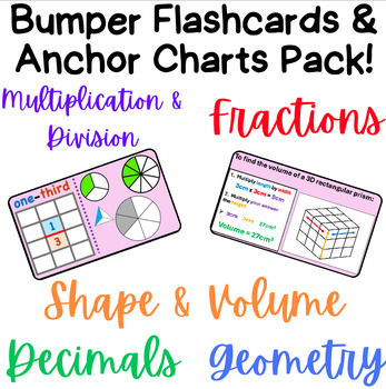 Preview of Math Flashcards & Anchor Charts!