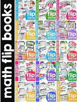 Preview of Math Flip Books - 160 Flip Books