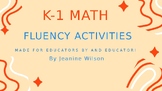 Math Fluency Activities Powerpoint (Make it suit your needs)