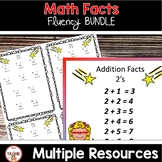 Math Fluency Bundle Super Kids Theme