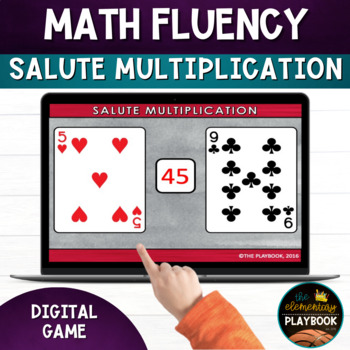 Preview of Math Fluency Games | Salute Multiplication