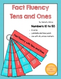 Math Fact Fluency Strips Tens and Ones Place Value