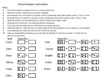 Preview of Math Focus Number 0-10