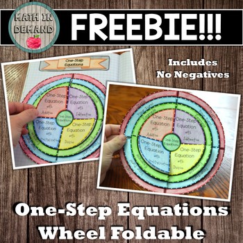 Preview of Math Foldable (FREEBIE)