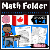 Math Folder - CANADIAN FRENCH