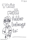 Math Folder Cover