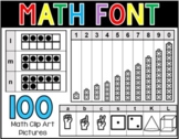 Math Font - Clip Art Font for Personal or Commercial Use