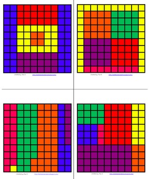 Math Fraction and Decimal Hundreds Grid Art- Common Core Aligned