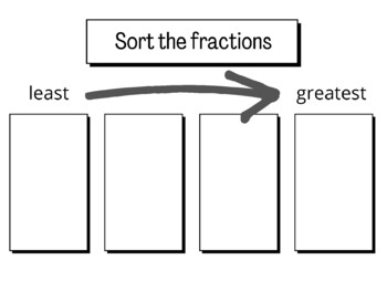Preview of Math Fractions Sorting Game