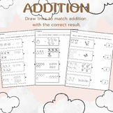 Math Fun: Addition Matching Worksheets - 10 Engaging Pages