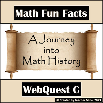 Preview of Math Fun Facts WebQuest C