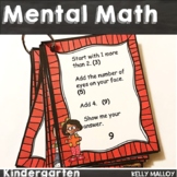 Math Fun Games Daily Mental Math Task Cards Kindergarten W