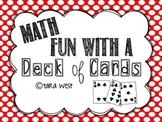 Math Fun with a Deck of Cards