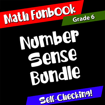 Preview of Math Funbook Grade 6 CCSS NS Number Sense Bundle