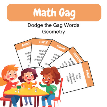 Preview of Math Gag: Geometry (Game like Taboo!)