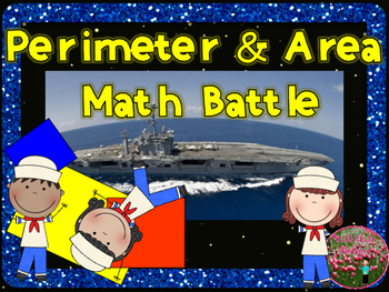 Preview of Math Game: Area and Perimeter Battles