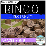 Grade 7 and 8 Data Management Math Game | BINGO | Theoreti