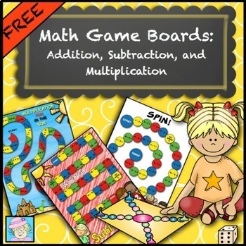 Preview of Math Centers Kindergarten 1st 2nd 3rd | Math Games Kindergarten 1st 2nd 3rd FREE