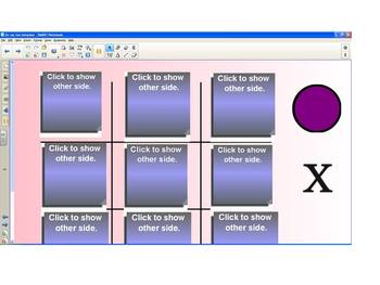 Preview of Math Game--Fraction Decimal Percent TicTacToe  Smart Board Game