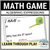 Algebraic Expressions Activity - Fun Algebra Game - Equati