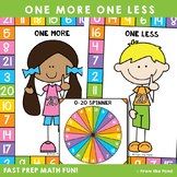 Math Game - One More One Less Numbers to 20