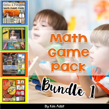 Preview of Math Game Pack Bundle #1 by Kim Adsit