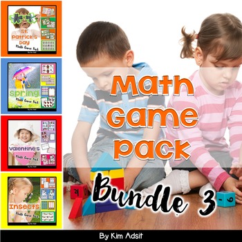 Preview of Math Game Pack Bundle #3 by Kim Adsit