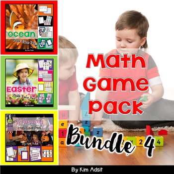 Preview of Math Game Pack Bundle #4 by Kim Adsit