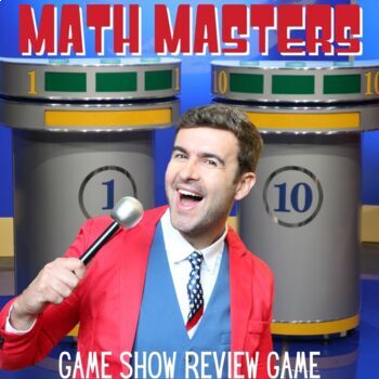 Preview of Math Game Show Test Prep Activity for 3rd 4th Grade Fun End of Year Review