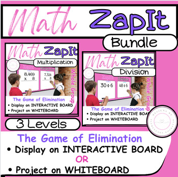 Preview of Math Game: Zap It! Multiplication and Division/Digital Resource/Whole Group