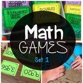 Math Games 2nd Grade Set 1 for Centers, Stations, Early Fi