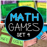 Math Games 3rd Grade Bundle - Set 1 Partner Math Centers S