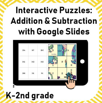 Preview of Math Games: Addition & Subtraction - Digital Puzzles