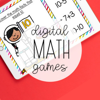 Preview of Math Games Bundle for Google Classroom