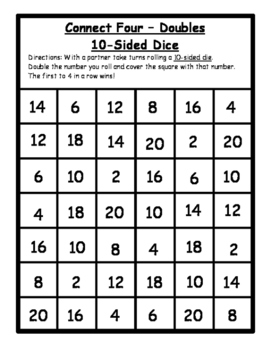 Set of 10 dice  Board Game Activities 10 Sided Dice 