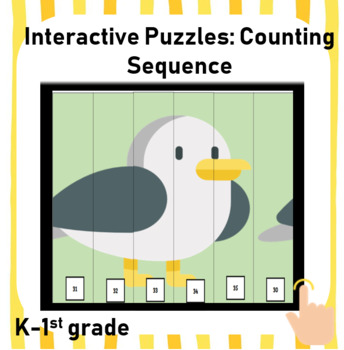 Preview of Math Games:  Counting Sequence & Ordering Numbers | Digital Puzzles