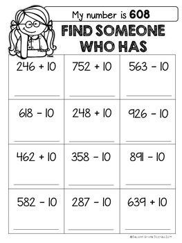 Math and Grammar Games ~ Grammar and Place Value Bundle by Second Grade ...
