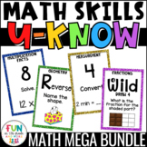 Math Games Mega U-Know Bundle | Math Test Prep Review Games