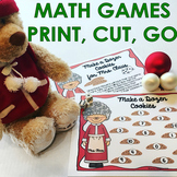 Christmas Math Games - Add, Subtract, and Multiply - Print