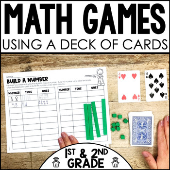 Math Card Games | Math Centers | Math Games Stations | Using a Deck of ...