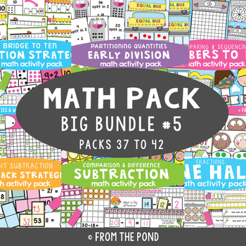 Preview of Math Games and Activities Bundle 5