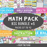 Math Games and Activities Bundle 5