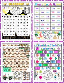 3rd grade math games 3rd grade print and play math games