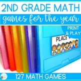Math Games for 2nd Grade Early Finisher or Centers Printab