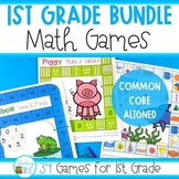 Math Board Games for Grade 1 Math Review & Differentiated 