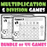 Multiplication and Division Games for Fact Fluency